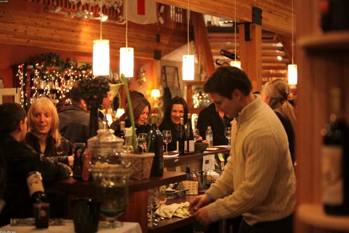 Event setup at Harvest Fields Vineyard